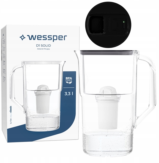 Picture of Dzbanek Wessper D1 SOLID FutureFlow aquaclassic (WES204-FF-BK)