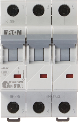 Picture of Eaton WYCZNIK NADPRDOWY HN-B10/3 TRÓJFAZOWY 10A TYP B EATON