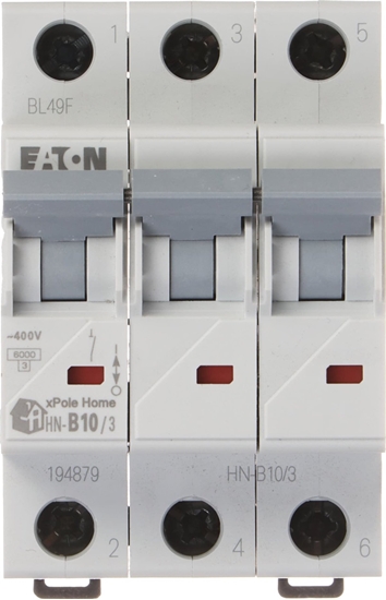 Picture of Eaton WYCZNIK NADPRDOWY HN-B10/3 TRÓJFAZOWY 10A TYP B EATON