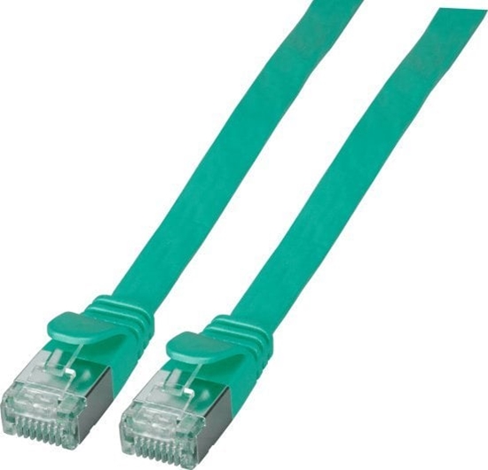 Picture of EFB EFB RJ45 Flachpatchkabel U/FTP, Cat.6A, PVC, 1m, grün