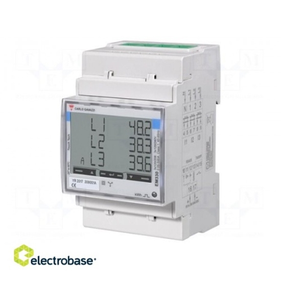 Picture of Electric energy meter; digital,mounting; for DIN rail mounting