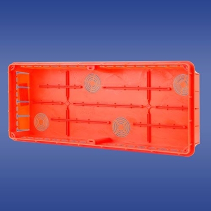 Attēls no Elektro-Plast Puszka podtynkowa 76 x 76 x 52mm pomaraczowa (11.1)
