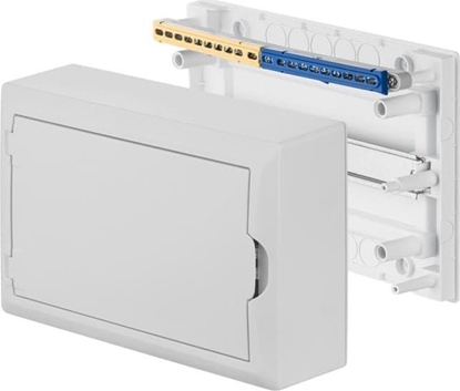 Attēls no Elektro-Plast Rozdzielnica moduowa 1x12 n/t ECONOMIC BOX RN 1/12 drzwi biae (N+PE) IP40 2503-00