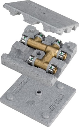 Picture of Element krzyujacy 20 x 16 x 20 Mosiadz / blyszczacy (DWZ)cznik do rur