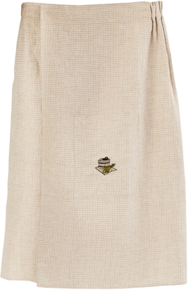 Picture of DomoClip EMBROIDERED SAUNA APRON 75X145 WAFFLED