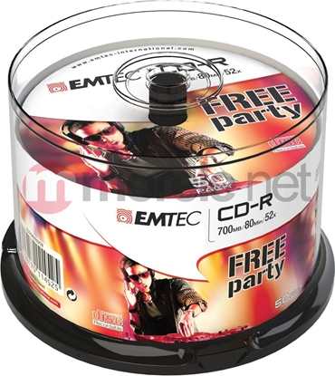 Picture of Emtec CD-R 700 MB 52x 50 sztuk (ECOC805052CB)
