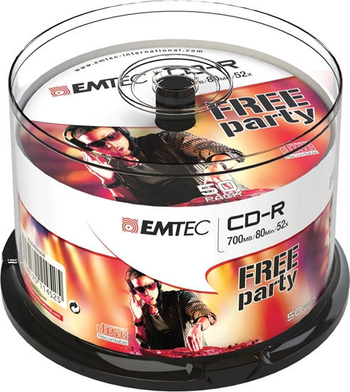 Picture of Emtec CD-R 700MB/80MIN 52x Cake Box 50 pcs