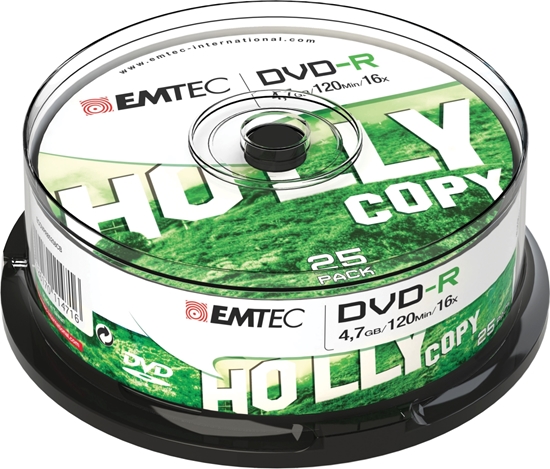 Picture of Emtec DVD-R 4,7GB 16x Holly Copy 25 pcs