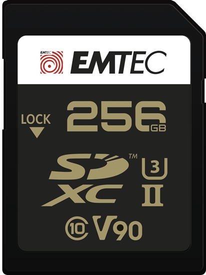 Изображение Emtec SDXC 256GB UHS-II V90 SpeedIN Pro+