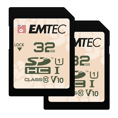 Изображение Emtec SDHC 32GB UHS-I U1 V10 Outdoor 2 pcs