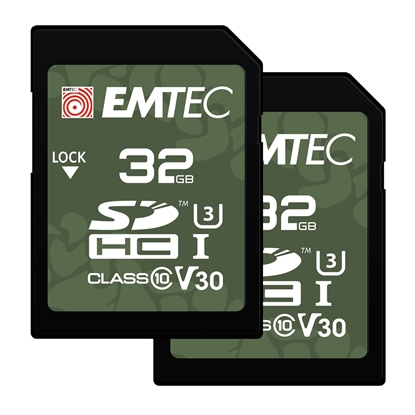 Изображение Emtec SDHC 32GB UHS-I U3 V30 Outdoor 2 pcs