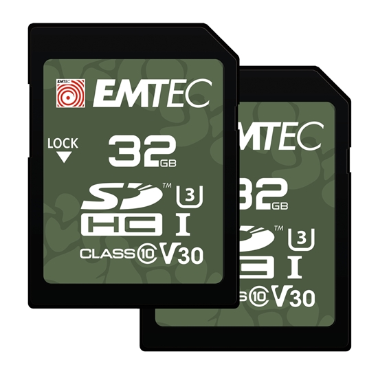 Изображение Emtec SDHC 32GB UHS-I U3 V30 Outdoor 2 pcs