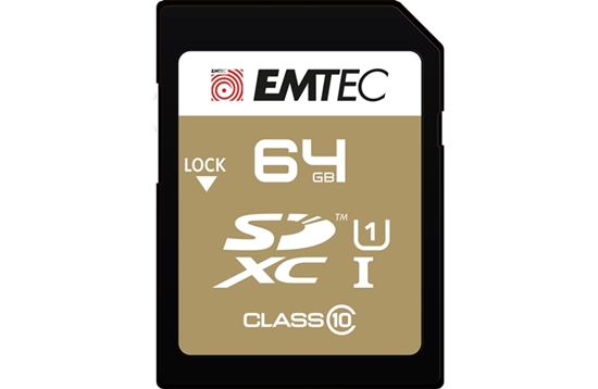 Изображение Emtec SDXC 64GB UHS-I U1 EliteGold