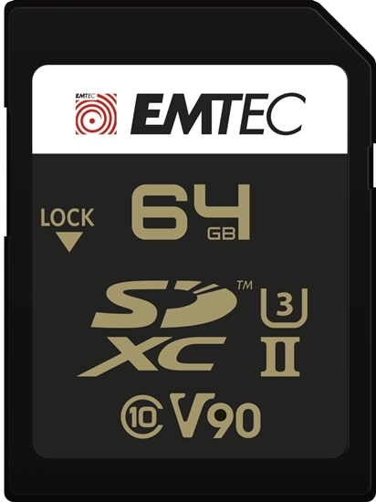 Изображение Emtec SDXC 64GB UHS-II U3 V90 SpeedIN Pro+