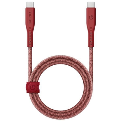 Attēls no ENERGEA kabel Flow USB-C - USB-C 1.5m czerwony|red