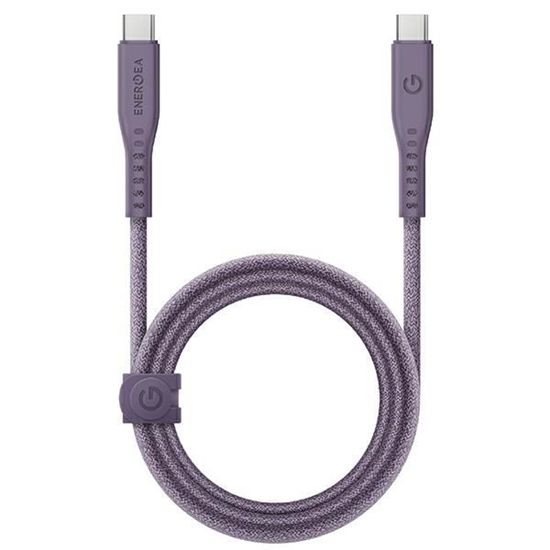 Picture of ENERGEA kabel Flow USB-C - USB-C 1.5m fioletowy|pu