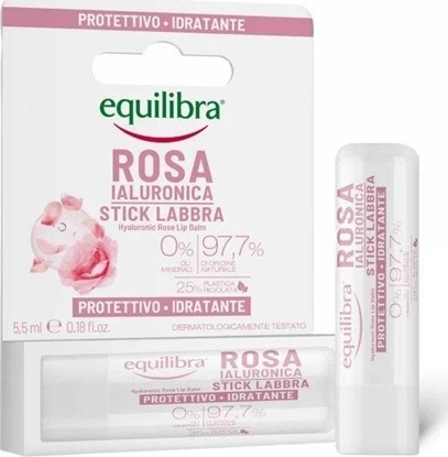 Attēls no Equilibra Equilibra Rosa róany balsam do ust z kwasem hialuronowym 5.5ml