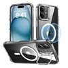 Picture of ESR Classic Hybrid (HaloLock) ESR case with stand for iPhone 16 (clear)