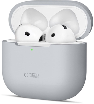 Изображение Etui Tech-Protect Silicone na Apple AirPods 4 - szare