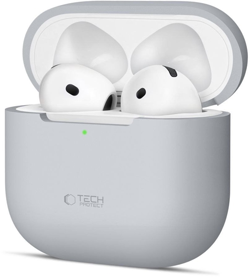 Изображение Etui Tech-Protect Silicone na Apple AirPods 4 - szare