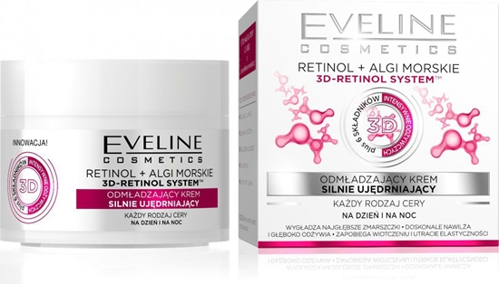 Picture of Eveline Retinol+Algi Morskie krem ujdrniajcy do twarzy na dzie i noc 50ml