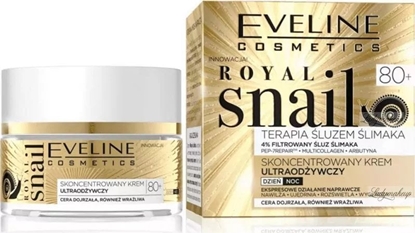 Attēls no Eveline Royal Snail 80+ Skoncentrowany, ultraodywczy krem do twarzy - Dzie/Noc - 50 ml