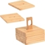 Picture of Excellent Houseware Podstawka, podkadka, drewniana, BAMBUSOWA, pod kubek, szklank, zestaw, komplet podkadek bambusowych 6 sztuk