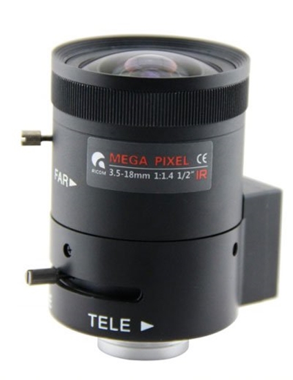 Picture of ExtraDigital 03518DC Lens HD / 1/2" / 3.5-18 mm