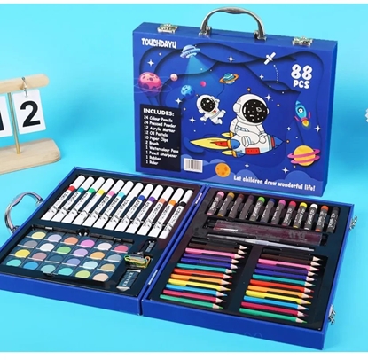 Picture of Extralink | Zestaw artystyczny do malowania | niebieski astronauta 88 elementów