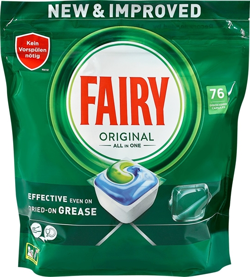 Изображение FAIRY Original All-In-One Kapsuki do zmywarki 1 op. - 76 szt.