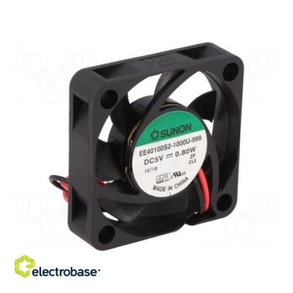 Picture of Fan: DC; axial; 5VDC; 40x40x10mm; 11.99m3/h; 23dBA; slide bearing