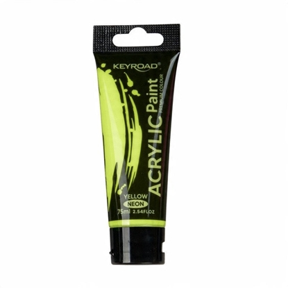 Изображение Farba akrylowa KEYROAD, neonowa, 75ml, tubka, óta