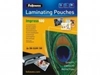 Picture of Fellowes Glossy Pouches A3 100 pcs. 100mµ laminator pouch