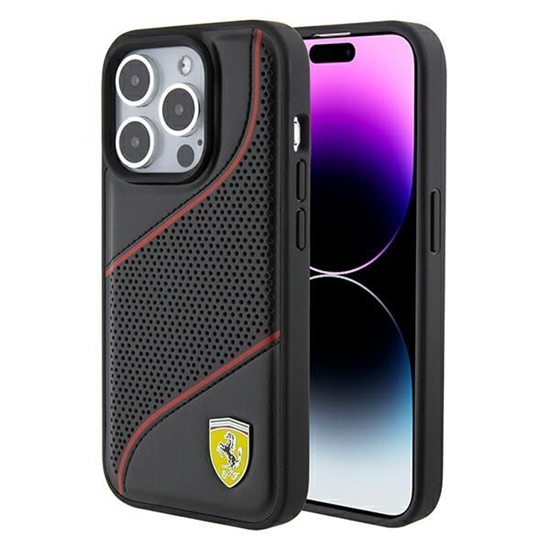 Изображение Ferrari PU Leather Perforated Slanted Line Case fo