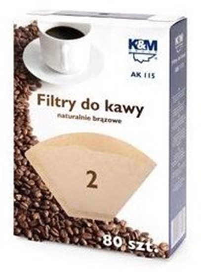 Picture of FILTR DO KAWY K&M AK115 Rozmiar 2, 80 szt