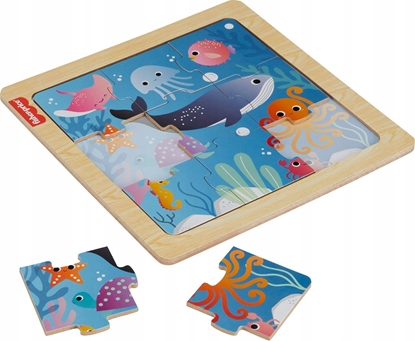 Изображение Fisher Price Puzzle drewniane, ocean Fisher Price
