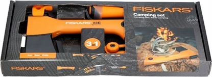 Изображение Fiskars Zestaw kempingowy - Siekiera + Nó + Pia