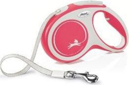 Picture of Flexi Smycz automatyczna New Comfort M tama 5 m kol. czerwony