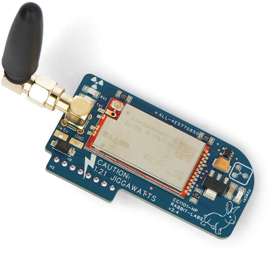Picture of Flux Capacitor - wzmacniacz sygnau CC1101 z anten 433MHz do Flipper Zero - Rabbit Labs}