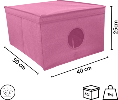 Attēls no Folding box L size 50x40x25cm Blossom 8000303317449