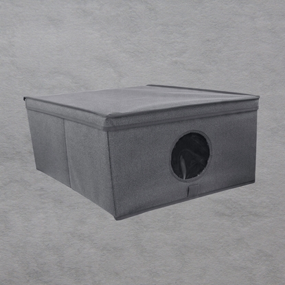 Attēls no Folding box M size 48x36x19cm Gray 8000303317357