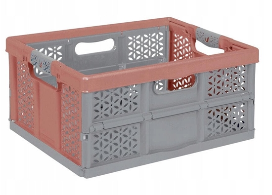 Picture of Folding box with load capacity up to 30kg Lea 48 5x35x23 5cm 32L red 4052396086782