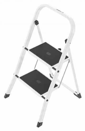 Picture of Folding stepladder K40 BasicLine / steel / 2 steps safety handle 4007126017192