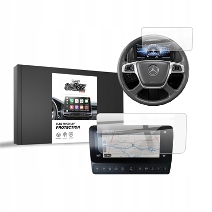 Изображение Folia ceramiczna GrizzGlass CarDisplay Protection do Mercedes Actros F 2021-2024 [2w1]