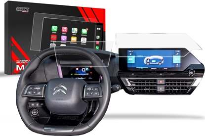 Изображение Nawigacja GPS GrizzGlass Folia matowa CarDisplay Protection do Citroen C4 X 10" (2022-2024) [2w1]