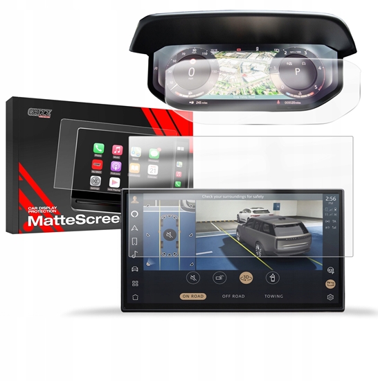 Picture of Folia matowa GrizzGlass CarDisplay Protection do Range Rover 5 2021-2024 [2w1]