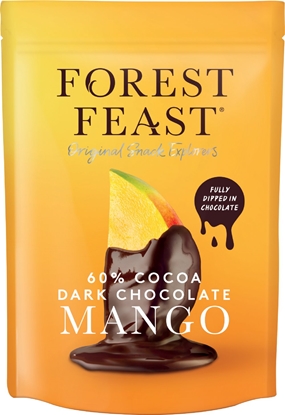 Picture of Forest Feast dark chocolate-coated mango slices, 100 g