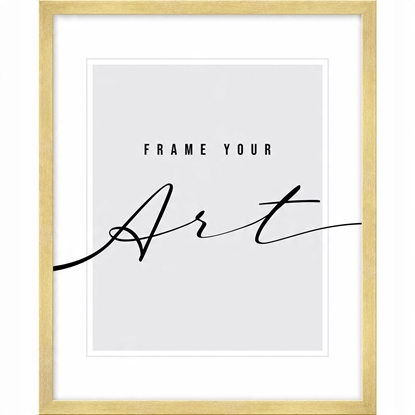 Attēls no Frame KNOR Izabela 50x70 gold|plastic|15mm|plexi