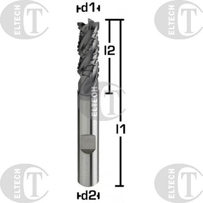 Picture of FREZ TRZPIENIOWY WEGLIK FI  8,0 19/63 Z4 HR HB6 VHM BLUE CUT