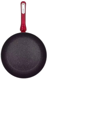 Picture of Frying pan Cosmo O18cm induction red with guard 4744561010677